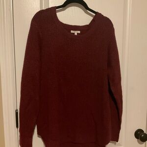Women's Burgundy Sweater